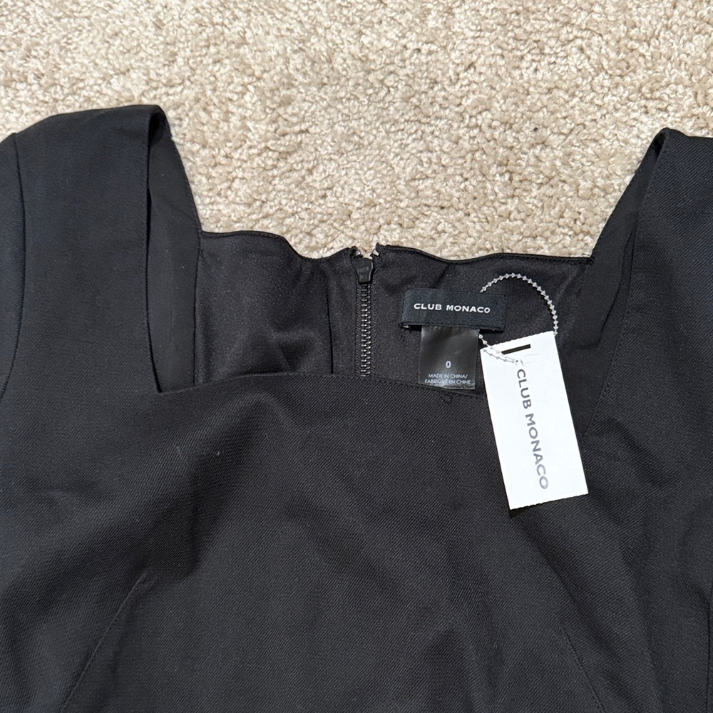 Club Monaco Elegant Black Dress